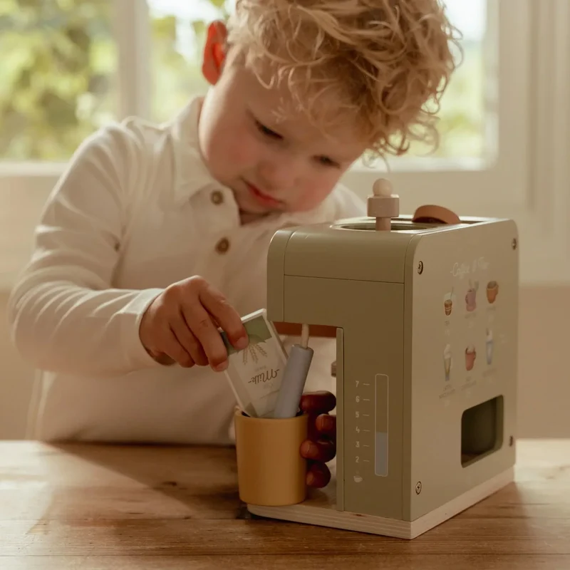 Houten koffiezetapparaat - Groen - Essentials