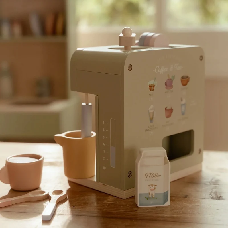 Houten koffiezetapparaat - Groen - Essentials