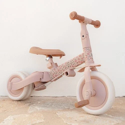 4 in 1 Driewieler Pink