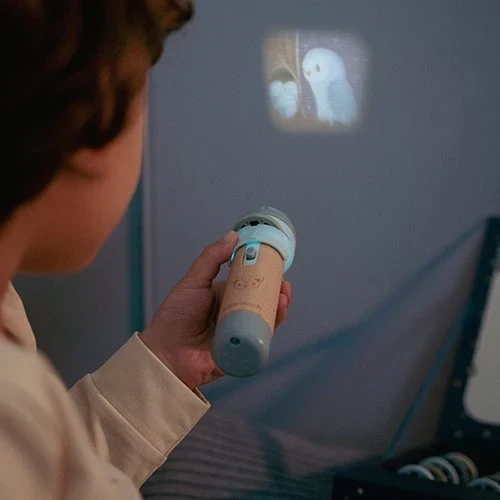 Verhalen projector zaklamp blauw