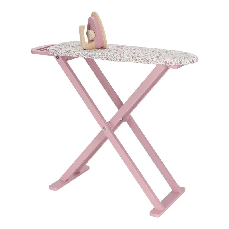 Houten Strijkplank met Strijkijzer – Roze – Essentials