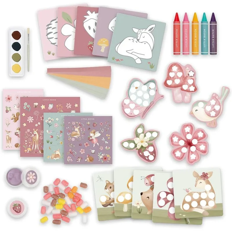 Knutseldoos XL - Meerkleurig - Fairy Garden