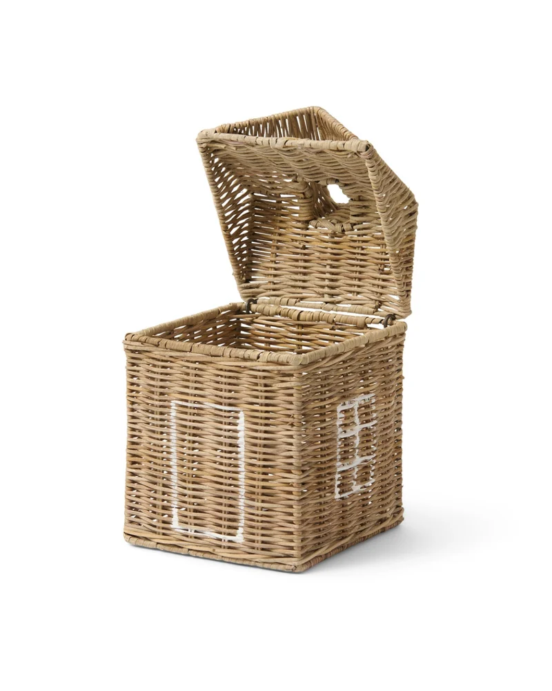 Rustic Rattan "House Tissue Box" von Rivièra Maison
