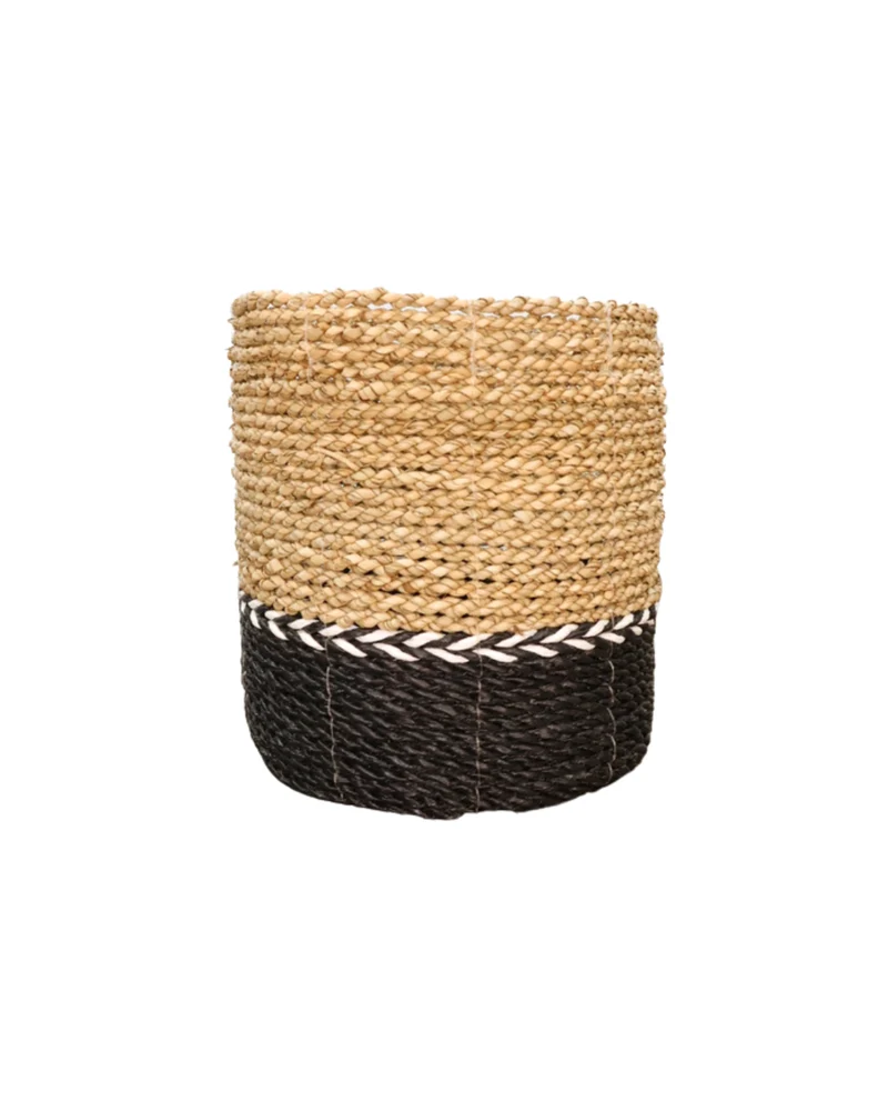 Geflochtene Fairtrade Körbe "Schwarz Weiß" von Eigen en Anders