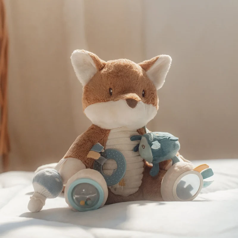 Activiteitenknuffel Vos - Blauw - Forest Friends