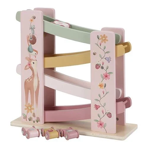 Houten autobaan - Roze - Fairy Garden