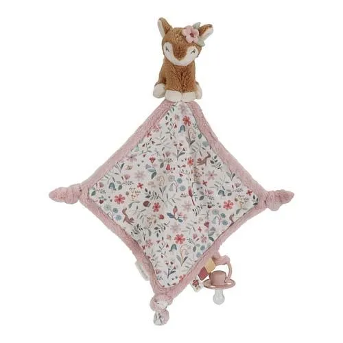 Knuffeldoekje print Hert - Roze - Fairy Garden