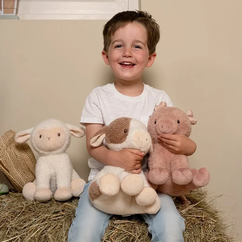 Knuffel Koe 25cm Little Farm