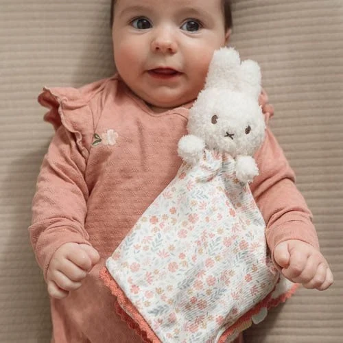 nijntje knuffeldoekje - Roze - Lucky Blossom
