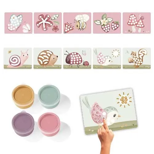 Vingerverfset - Roze - Fairy Garden