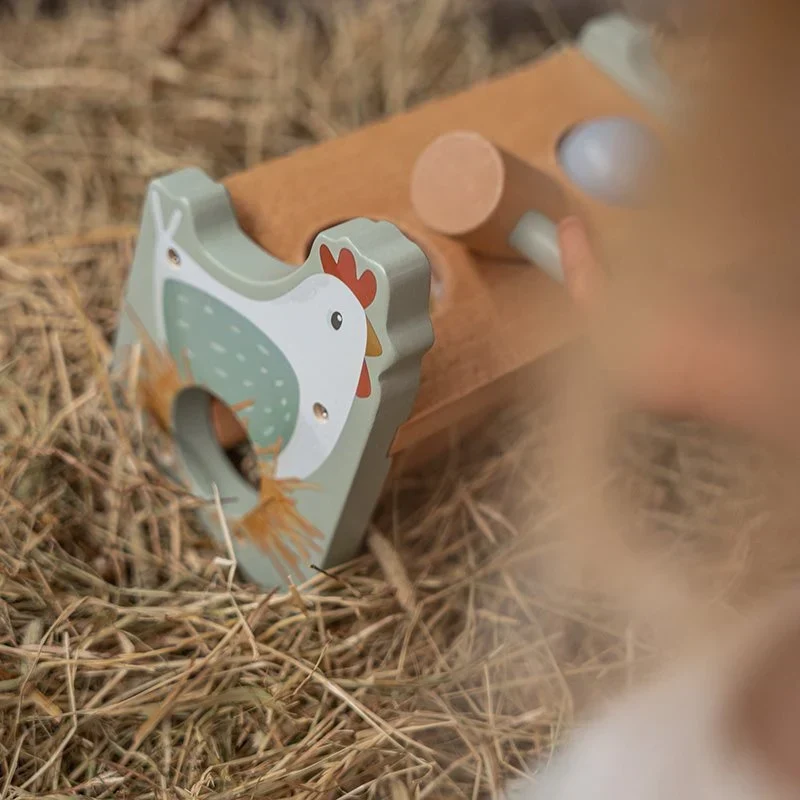 Hamerbankje met ballen Little Farm