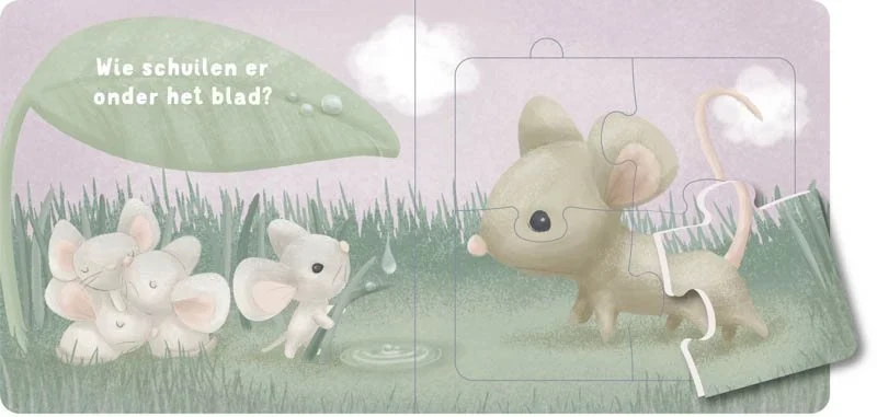 Kinderboek Mijn Dieren Puzzelboek - NL