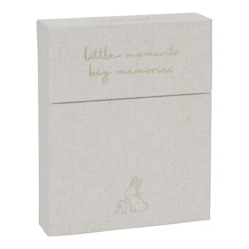 Mijlpaal kaarten - Beige - Baby Bunny - EN
