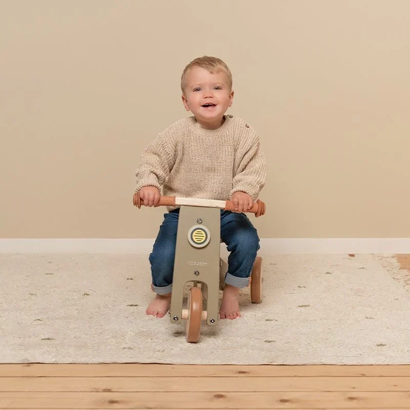 Houten Driewieler Olive