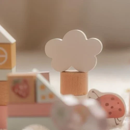 Bouwblokken - Roze - Fairy Garden