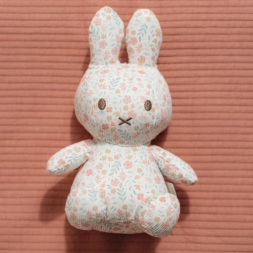 nijntje knuffel all-over print 20 cm - Roze - Lucky Blossom