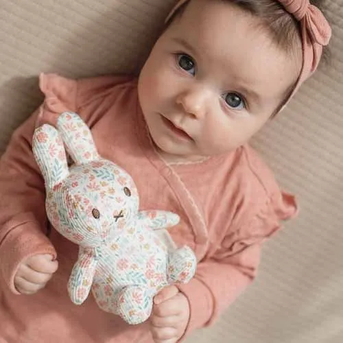 nijntje knuffel all-over print 15 cm - Roze - Lucky Blossom