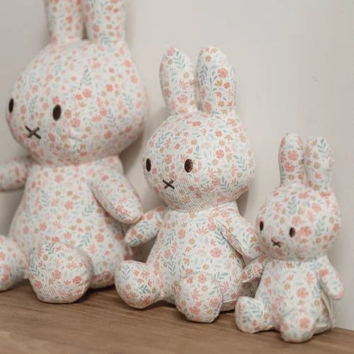 nijntje knuffel all-over print 30 cm - Roze - Lucky Blossom