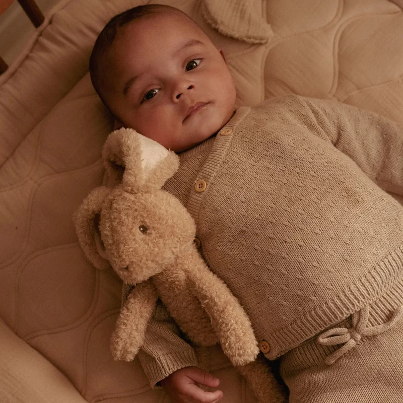 Knuffel Konijn 32 cm - Beige - Baby Bunny