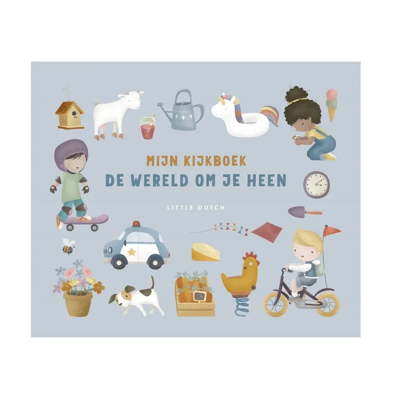 Kinderboek Mijn kijkboek, de wereld om je heen - NL