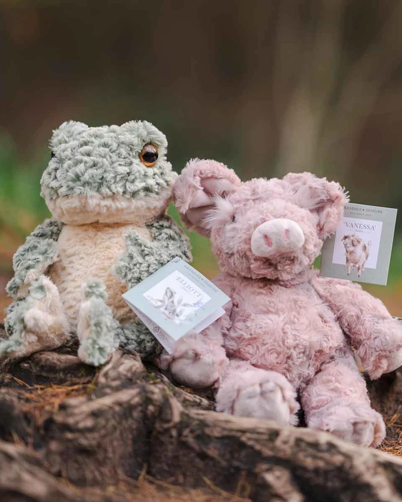 Schweinchen Kuscheltier "Vanessa" von Wrendale Designs