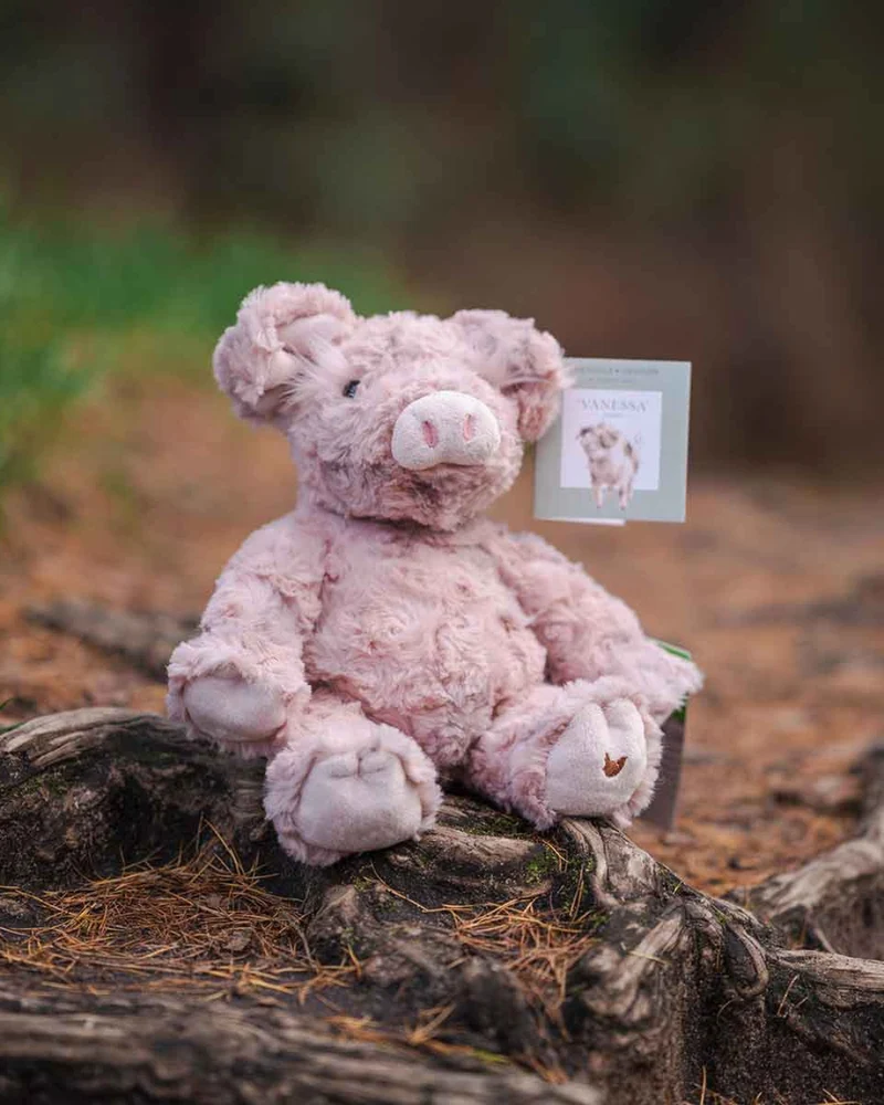 Schweinchen Kuscheltier "Vanessa" von Wrendale Designs