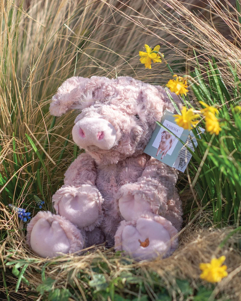 Schweinchen Kuscheltier "Vanessa" von Wrendale Designs