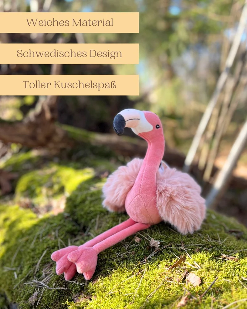 Flamingo Kuscheltier "Phoebe" von Bukowski