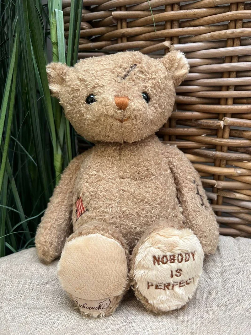 Teddybär Kuscheltier "Nobody´s Perfect" von Bukowski