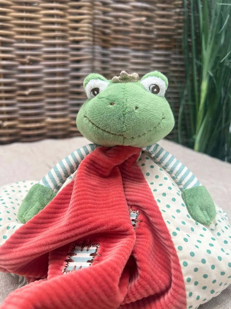 Frosch Schnuffeltuch "Froschprinz" von Bukowski