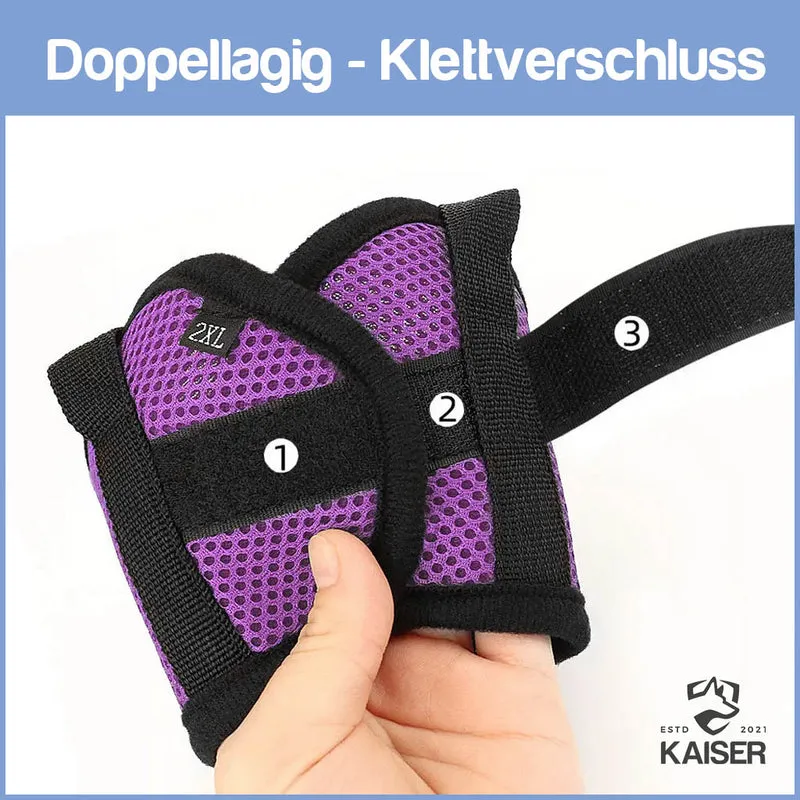 Atmungsaktiver Hundemaulkorb aus Nylon