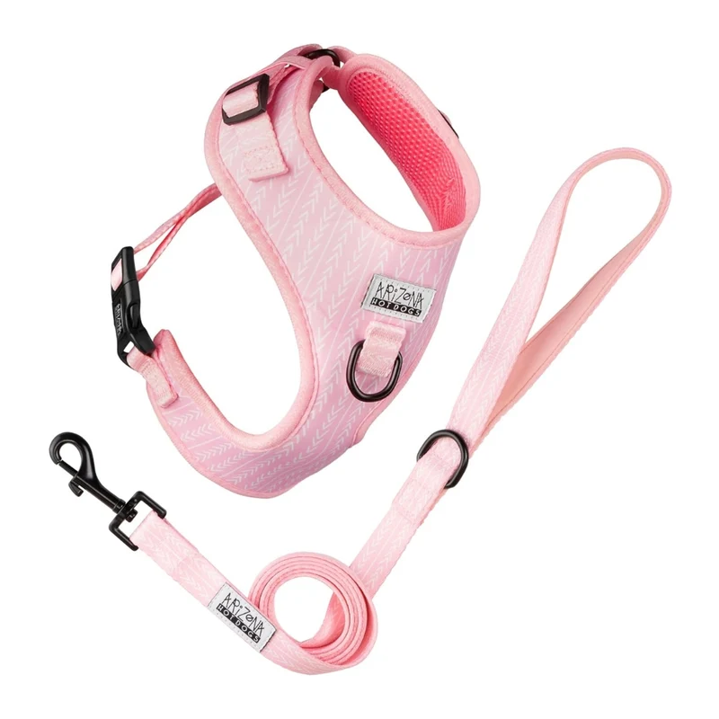 Sellerie Teckel Harnais Marshmallow Rose