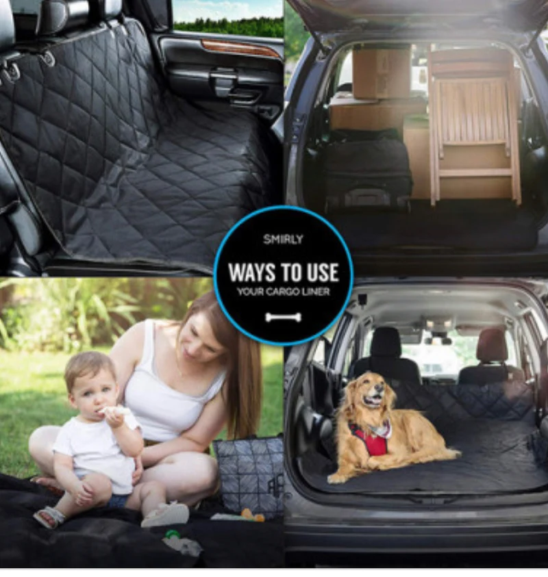 Premium Pet Car Seat Cover Hammock NonSlip Protector Mat Waterproof Cat Dog Back